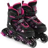 Vistreck Pattini Inline Regolabili con Ruote Luminose per Bambini (S 31-34)