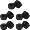OFFSCH Boccole Ammortizzatori per Skateboard 10 Pezzi PU per Carrelli Pattini a Rotelle Nero Accessori per Skateboard per Adolescenti Sostituzione Antiusura per Longboard