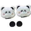 Generic Decorazioni Morbide Peluche Per Casco Bici,Panda