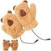 Generic Heating Gloves USB Washable, Animal Heating Mittens