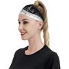 Anceky Fasce sportive per capelli con note musicali e pianoforte per donne e uomini, fasce larghe antiscivolo per capelli da donna, fasce elastiche antisudore, fasce per la testa per donne e uomini per eserc