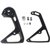 Todikaper Gabbia per deragliatore posteriore per SRAM AXS per rival force, colore rosso, compatibile con cassette 36T, gabbia lunga, MTB, bici da strada, piastra guida in lega di alluminio, nera, 130