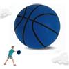 MeYuxg Silent Basketball - Palla da basket silenziosa in schiuma, per allenamento al chiuso, silenzioso e leggero, per casa e appartamento (blu, 21 cm)