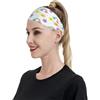 Anceky Fasce sportive con nuvole, sole e stelle, per donne e uomini, antiscivolo, larghe, per capelli da donna, fasce elastiche antisudore, fasce per la testa, fasce per la testa per donne e uomini, per eser
