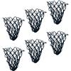 SHINEOFI 6 Pezzi Tasche Biliardo a Rete in Cotone Nera, Set da 6 per Tavolo
