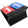 TOPBATHY Mini Scoreboard Flipper Portatile da Tavolo, Tabellone Segnapunti in Carta e Pp, Doppio Colore, Cifre Ribaltabili Facili, per Eventi Multisport e Uso Outdoor
