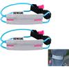 Paxkumux 2-Pack Pantaloni Clip Ciclismo Elastico Riflettente Cinghia Pantaloni Protettore per Ciclismo All'Aperto, Corsa a Piedi, Viaggi
