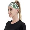 Anceky Fasce sportive con piante in vaso per donne e uomini, fasce larghe antiscivolo per capelli da donna, fasce elastiche antisudore, fasce per la testa per donne e uomini per esercizi di yoga