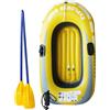 Generisch Gommone - Kayak in PVC con pompa ad aria e pagaia per 1-2 persone | Gommone in PVC da 0,4 mm, con più camere d'aria, pompa e 2 pagaie, kayak pieghevole per escursioni in acqua, con 1 adulto