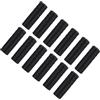 Luxshiny 100 Pezzi Tappi Terminali per Cavo Freno Bici, Copri Cavo Freno in Plastica Nero 4mm, per Bicicletta e Mountain Bike, Installazione Stabile e Facile da Rimuovere