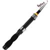 Amosfun Canna da Pesca Telescopica Portatile in Materiale Super Duro Canna Corta per Spinning e Baitcast Leggera e Compatta per Pesca in Mare e Acqua Dolce