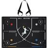 Generisch Tappetino da basket, 86 x 120 cm, antiscivolo, per allenamento | Tappetino antiscivolo per allenamento di agilità, per bambini, adolescenti, adulti, sviluppo delle capacità di calpestare al