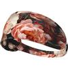 Anceky Fascia elastica per esercizi - Fascia morbida e traspirante per corsa, ciclismo, yoga e altro ancora. Stampa di peonie bianche brillanti.