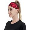 Anceky Fasce sportive con fiori di rosa per donne e uomini, fasce larghe antiscivolo per capelli da donna, fasce elastiche antisudore, fasce per la testa per donne e uomini per esercizi di yoga e allenamento