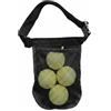 Baoblaze Tennis Ball Carrier Porta Palline Borsa da Tennis Pouch da Golf Pratico con Tasca Esterna per Palline E Interna in Oxford con Cintura Regolabile