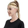 Anceky Fasce sportive con mappa del mondo vintage, bussola, lente d'ingrandimento, per donne e uomini, fasce larghe antiscivolo per capelli da donna, fasce elastiche antisudore, fasce per la testa per donne