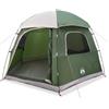Generic Tenda Igloo Familiare 6 Persone Verde Impermeabile