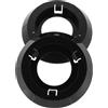 BESPORTBLE 2 Pezzi Supporto Stabilizzatore per Bombola Gas in ABS Nero per Campeggio