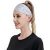 Anceky Fasce sportive da sirena per donne e uomini, fasce larghe antiscivolo per capelli da donna, fasce elastiche antisudore, fasce per la testa per donne e uomini per esercizi di yoga