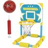 Generisch Porta da basket, set di canestro da piscina, giocattolo galleggiante per