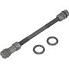 X AUTOHAUX 1 Pz 9.5mm Ruota Hub Assale Posteriore Asse Solido Albero Nero per Bicicletta