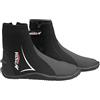 SHUAIGUO Stivali da sub in neoprene da 5 mm, con cerniera laterale, per uomini e donne, snorkeling e immersioni, numero 42