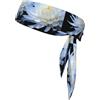 Anceky Snowy Orchid Sports Fascia rinfrescante Fascia neutra a doppia faccia per corsa, fitness, karate, yoga, calcio