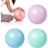 LuoJinZisy 4 palline da ginnastica piccole, da 25 cm, da yoga, da 25 cm, per ginnastica sportiva, pilates, morbida e antiscivolo, per pilates, yoga, casa, ufficio, palestra, accessori