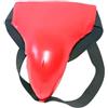 DSOUWEH Protezione inguinale traspirante con ammortizzatore | da togliere, per l'attrezzatura da taekwondo, perizoma in pelle PU, protezione per il cavallo, per uomo e donna.