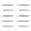 DONGLING Accessori per Trampolini 10 Molle for Trampolino for Estensione a Molla di Tensione for Esterni estese compresse(16.5X2.3X2.3CM)