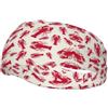 Anceky Fascia antisudore sportiva unisex per adulti con stampa Red Lobster, fasce sportive versatili, fascia antisudore
