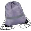 MHADBKH Borsa fitness portatile con striscia riflettente, Gray
