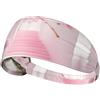 Anceky Fascia elastica per esercizi - Fascia morbida e traspirante per corsa, ciclismo, yoga e altro ancora. Scala con stampa di fiori di ciliegio.