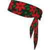 Anceky Fascia per capelli sportiva Red Petals Cooling Fascia per capelli neutra Double Sided Running Fitness Karate Yoga Calcio Uso