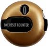 Generic Contapunti Golf Segnapunti Contacolpi Contagiri Contatore Leva Fisica Fino a 12 Colpi per Clip Robusta per Guanto Cappello O Cintura Materiale PP, Oro