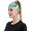 Anceky Fasce sportive verdi in marmo per donne e uomini, fasce larghe antiscivolo per capelli da donna, fasce elastiche antisudore, fasce per la testa per donne e uomini per esercizi di yoga