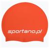 SPORTANO Cuffia da nuoto in silicone per allenamento e nuoto ricreativo | Realizzato in 100% silicone, 19 × 18,5 cm, morbido ed elastico; taglia unica per adulti, non appositamente per capelli lunghi