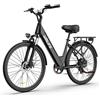 URLIFE Bicicletta elettrica da 66 cm per adulti, mountain bike con display LCD, batteria rimovibile da 48 V 10,4 Ah, motore brushless da 250 W, deragliatore a 7 velocità, gamma 80-100 km, per bici