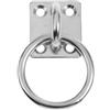 hindraem Piastra ad Occhiello Universale Never Rust, Gancio ad Occhiello in | inossidabile per ombrelloni, barche a , piastre quadrate resistenti con anello in acciaio inossidabile universale