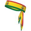 Anceky Bandiera della Bolivia Fascia sportiva rinfrescante Fascia neutra a doppia faccia per corsa, fitness, karate, yoga, calcio