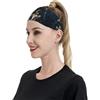 Anceky Fasce sportive Wolf per donne e uomini, fasce larghe antiscivolo per capelli da donna, fasce elastiche antisudore, fasce per la testa per donne e uomini, per yoga, allenamento e esercizio