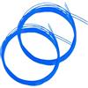Generic Blue PEE Fishing Sleeve 1.8mm 10m Resistente all'abrasione Rigging