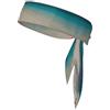 Anceky Fascia per capelli rinfrescante White Beach Sports Fascia per capelli neutra a doppia faccia per corsa, fitness, karate, yoga, calcio