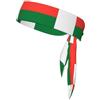 Anceky Bandiera del Madagascar Fascia sportiva rinfrescante Fascia neutra a doppia faccia per corsa, fitness, karate, yoga, calcio