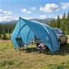 VIHHQGC Tenda posteriore impermeabile, 405 x 280 x 220 cm, verde, per campeggio e viaggi su strada