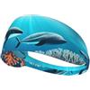 Anceky Fascia elastica per esercizi - Fascia morbida e traspirante per corsa, ciclismo, yoga e altro ancora Balene sotto il mare stampate