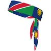 Anceky Bandiera della Namibia Fascia sportiva rinfrescante Fascia neutra a doppia faccia per corsa, fitness, karate, yoga, calcio
