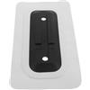 VALICLUD Paddle Board Fin Base, Surfboard Base Fin Holder, Adattatore per Paddleboard in PVC Bianco, 9 Pollici, per Accessori SUP