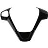 XEDLAMP Adesivo con rivestimento in paillettes for coprivolante for auto, for Ford, for Ecosport 2013-2017 Nuovo, for Fiesta MK7 2009-2017, Accessori interni Adesivo per volante(1hole piano black)