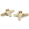 Generic Clip di ricambio for ripiano pacchi for Mercedes-Benz Classe A W169 Classe B W245 2008-2012 Clip for copertura bagagliaio interno OEM 1696930284 2 pezzi Beige